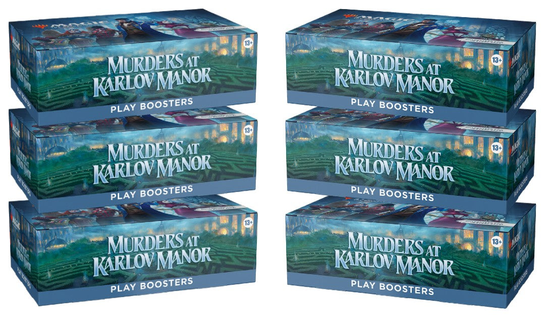 Magic the Gathering - Murders at Karlov Manor - Play Booster CASE