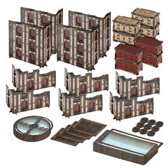 Warhammer 40,000 WTC Tabletop Wargame Terrain Set - 18pcs Battlezone Creation Kit