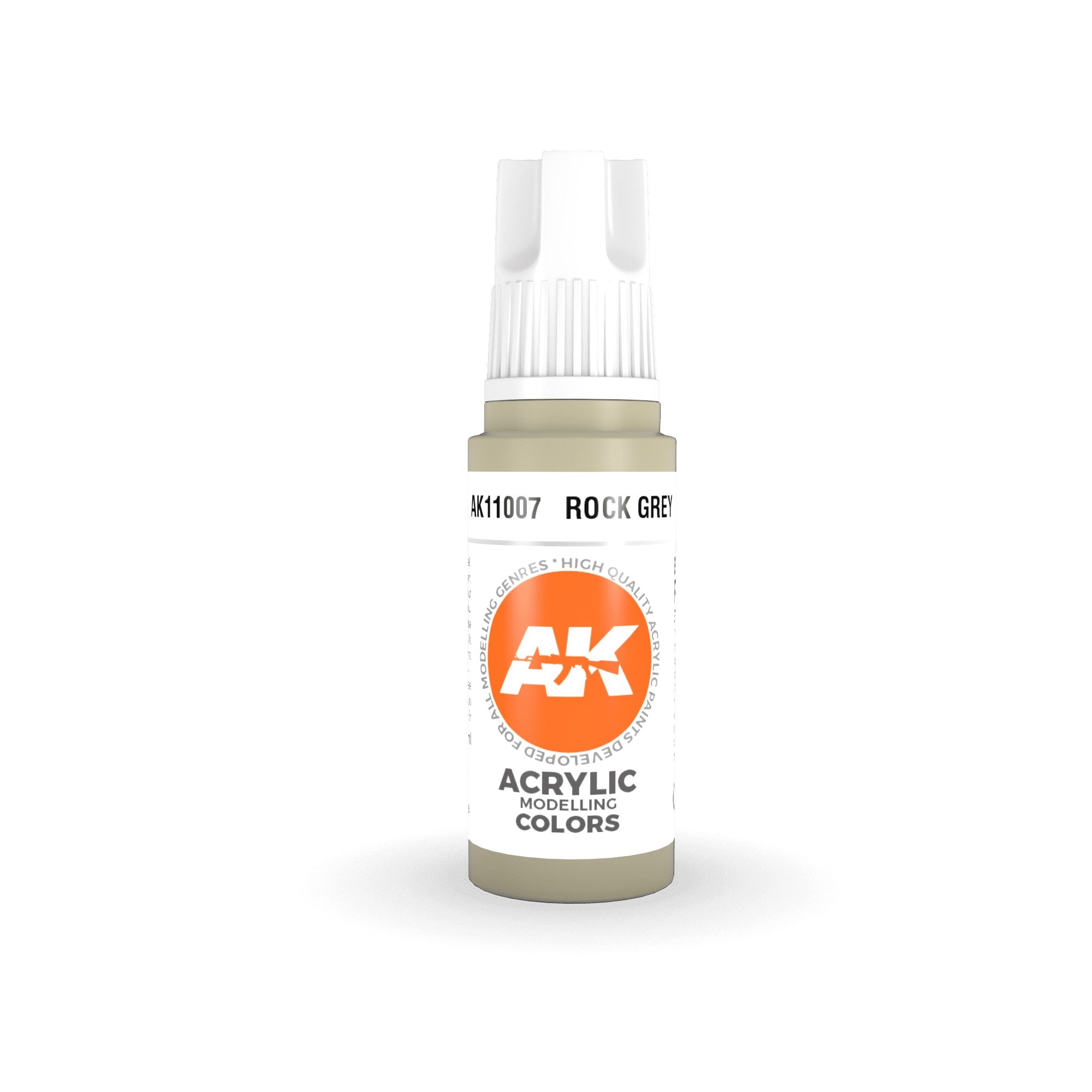 AK Interactive - 3 Gen Acrylics - Rock Grey 17ml