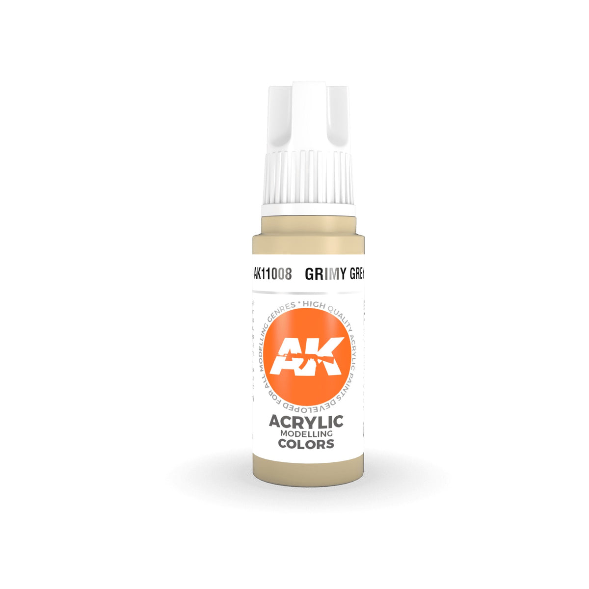 AK Interactive - 3 Gen Acrylics - Grimy Grey 17ml