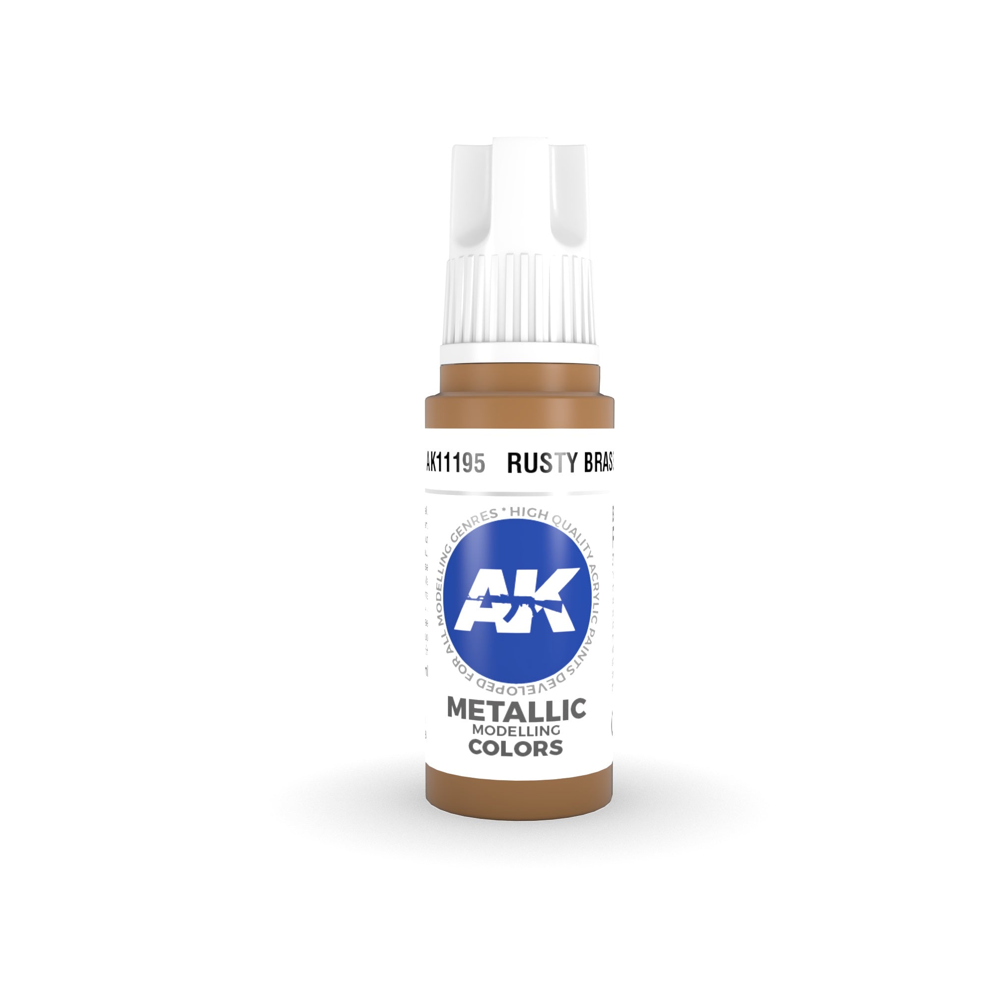 AK Interactive - 3 Gen Acrylics - Rusty Brass 17ml