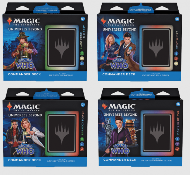 Magic the Gathering - Doctor Who - Commander Decks