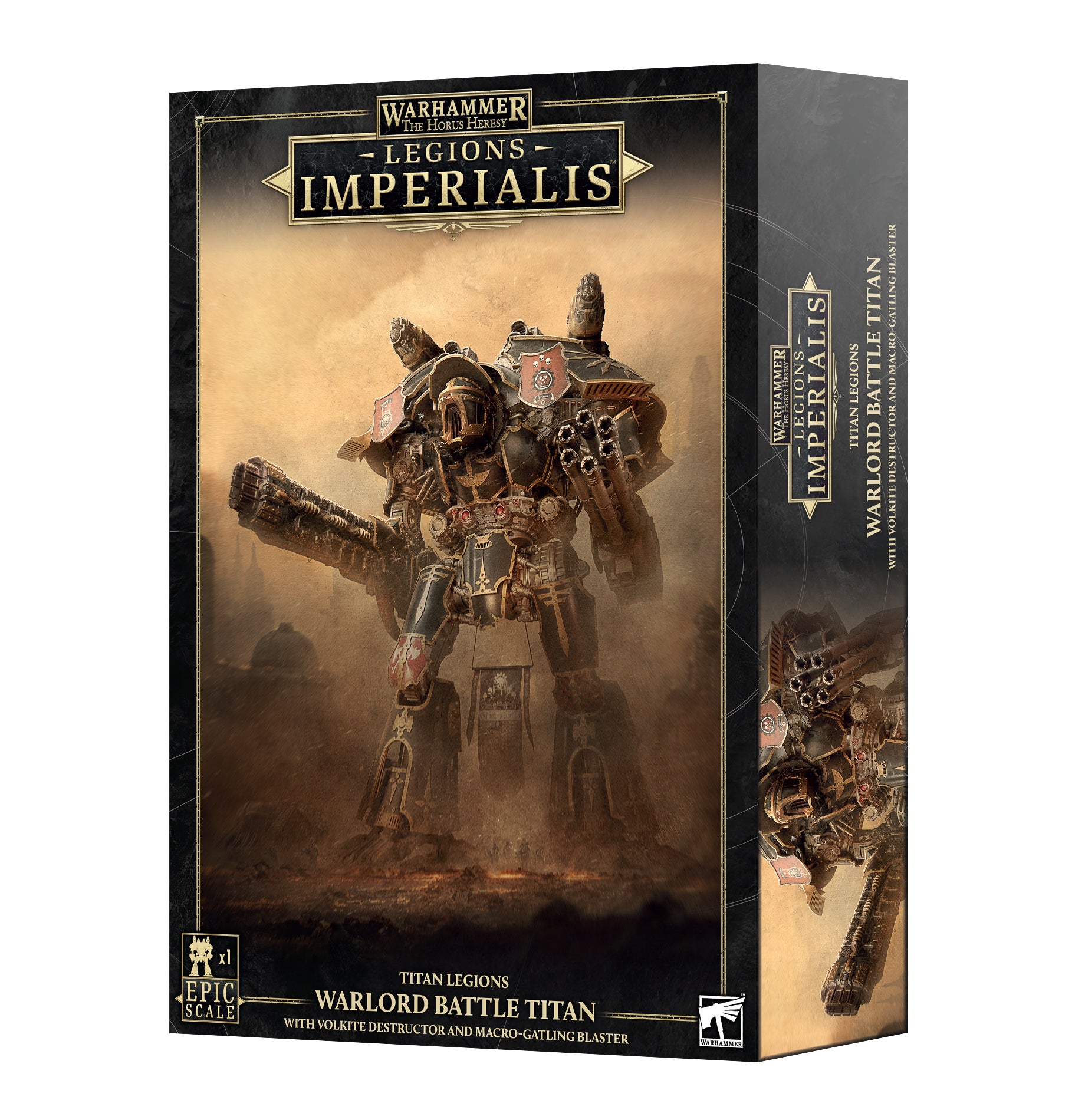 Legions Imperialis: Warlord Titan with Volkite & Macro-gatling Blaster