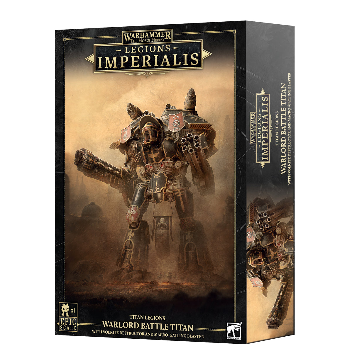 Legions Imperialis: Warlord Titan with Volkite & Macro-gatling Blaster