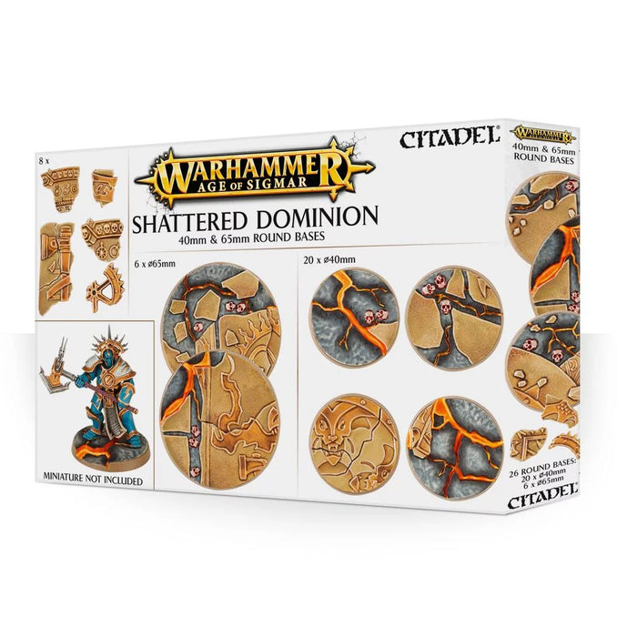 Age of Sigmar: Shattered Dominion: 65 & 40mm Round Bases