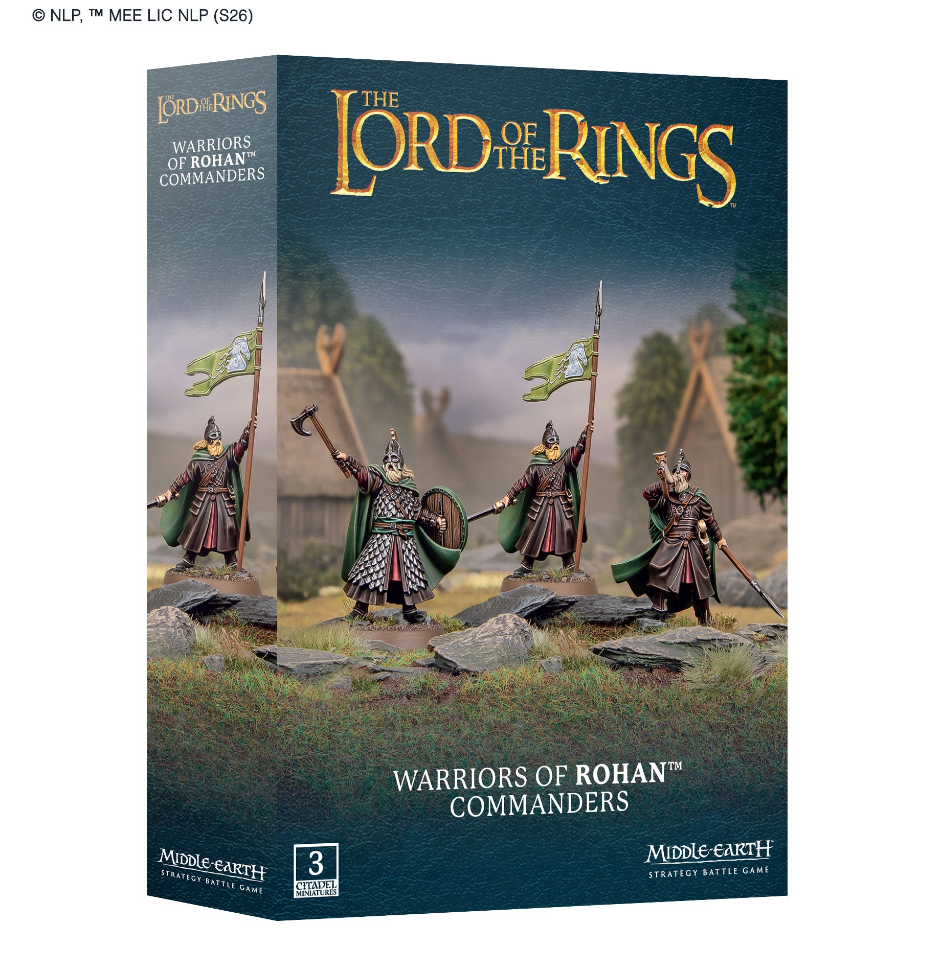 Middle-Earth Strategy Battle Game: Warriors Of Rohan Commanders.