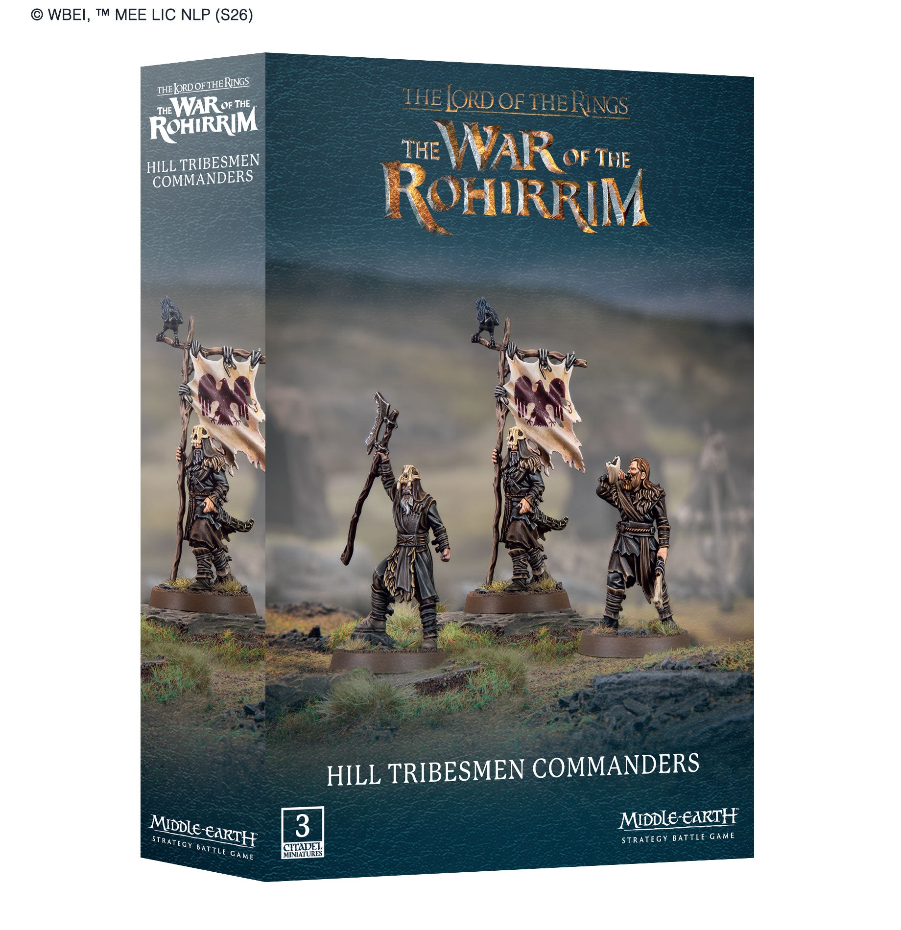 Middle-Earth Strategy Battle Game: Hill Tribesmen Commanders.