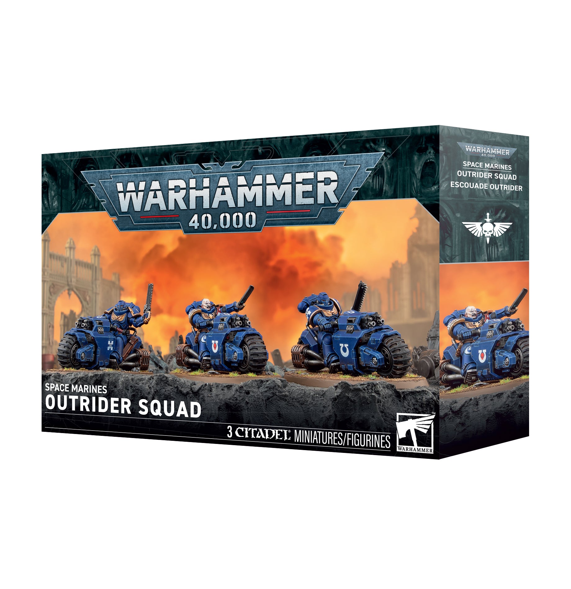 Space Marines: Outrider Squad.