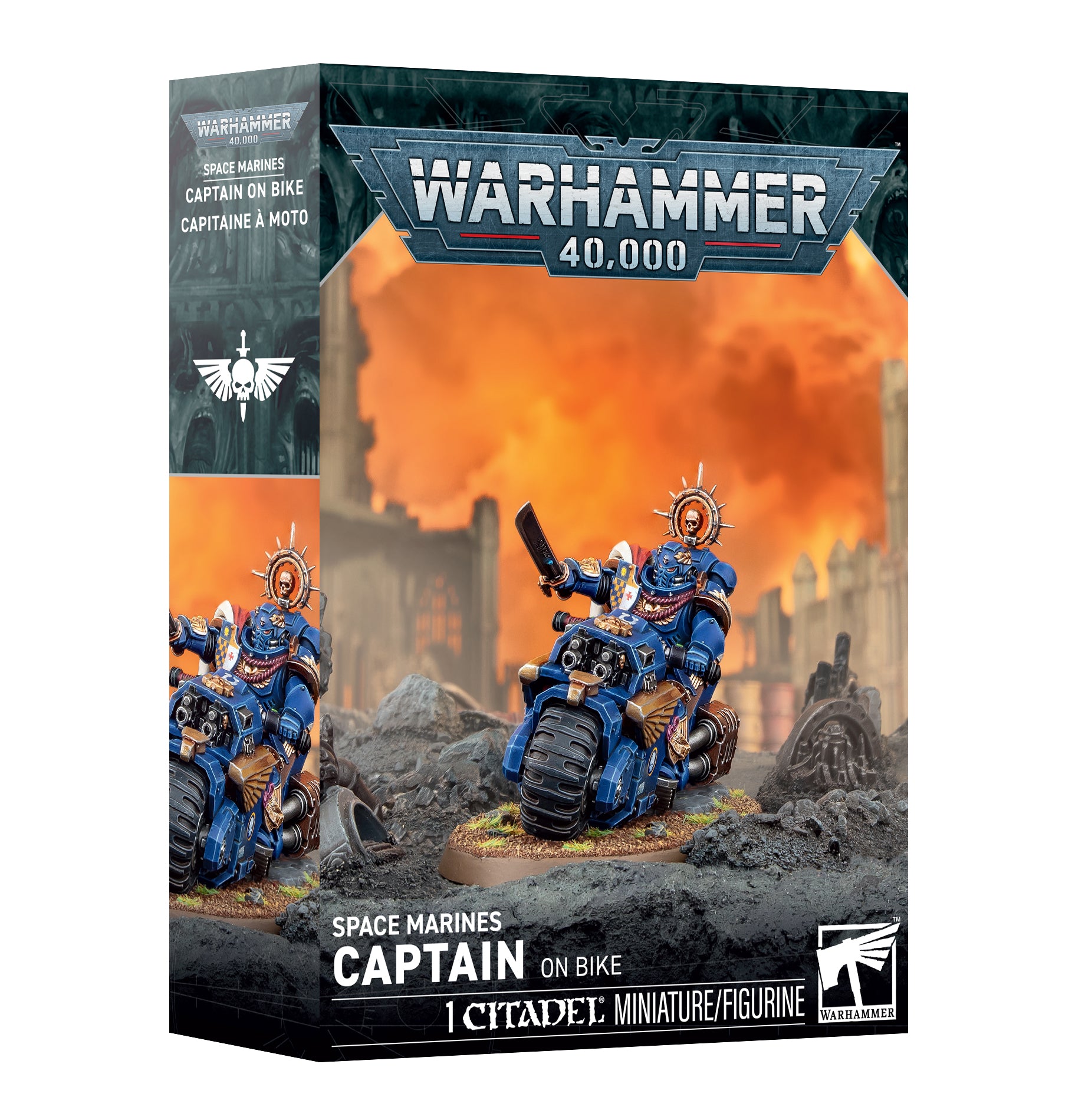 Space Marines: Captain On Bike.