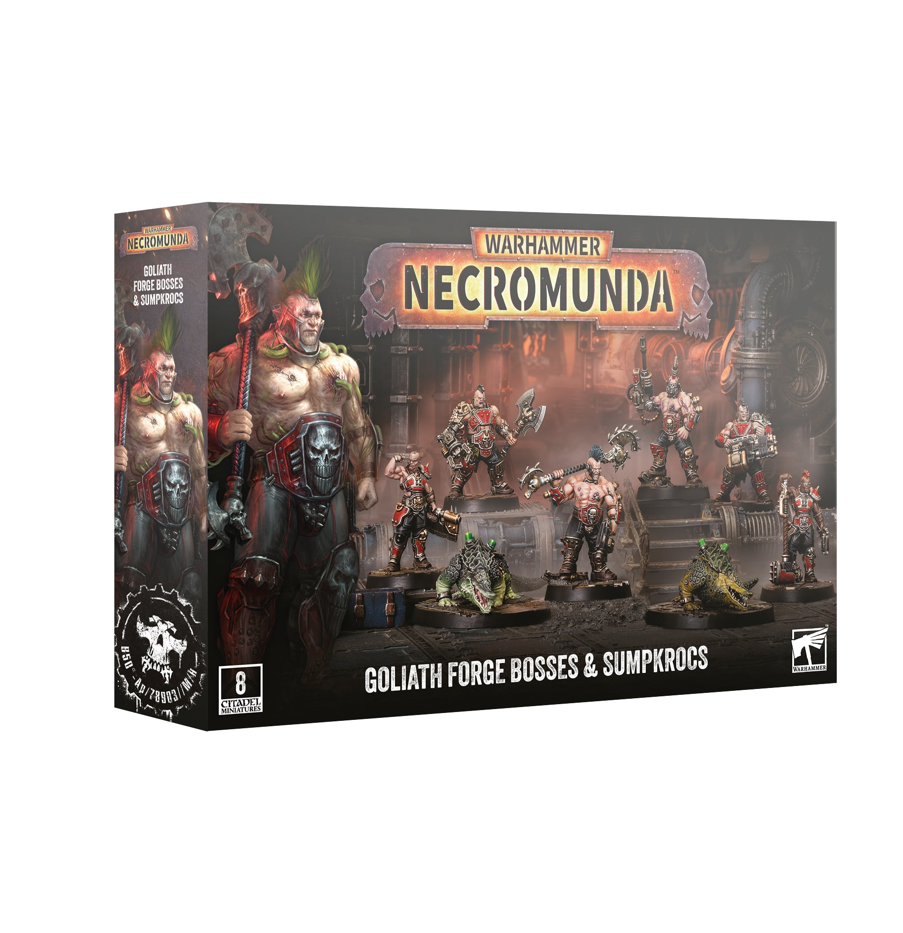 Necromunda: Goliath Forge Bosses & Sumpkrocs.