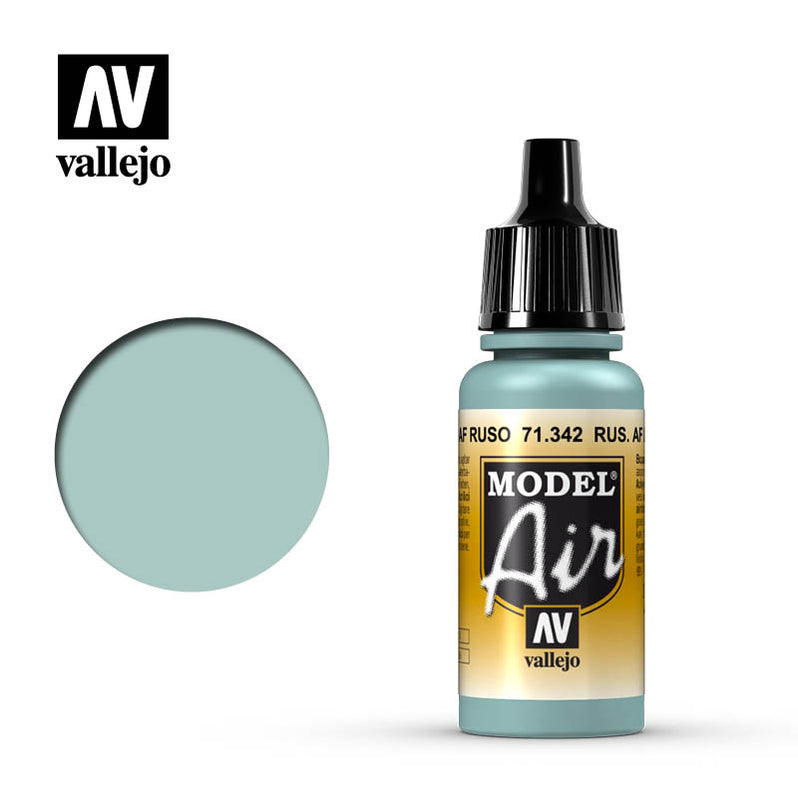 Peinture Acrylique Vallejo Model Air 71255 - Bleu Clair RLM65 - 17 Ml - Pour Aérographe Ou Pinceau