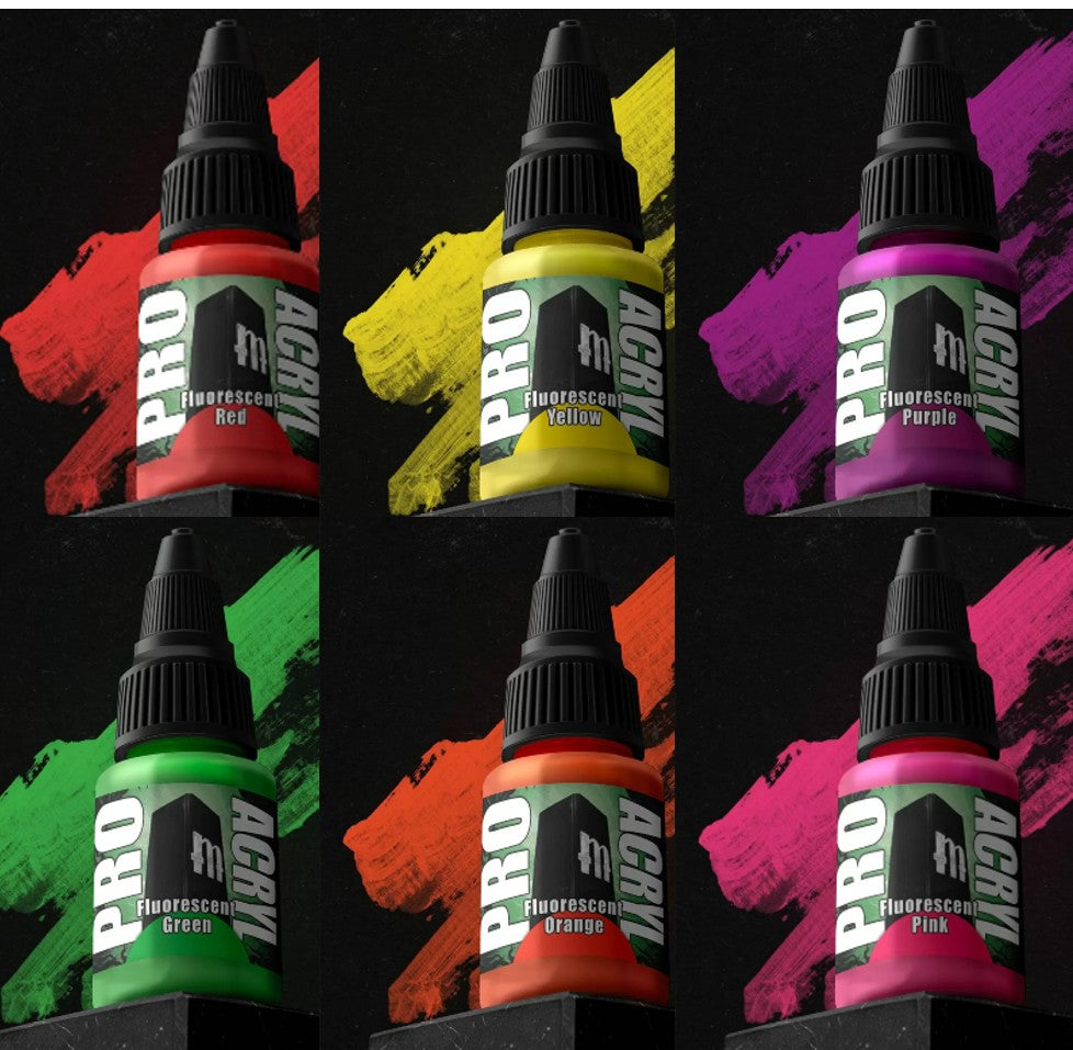 Monument Pro Acryl - Fluorescent SET 22ml