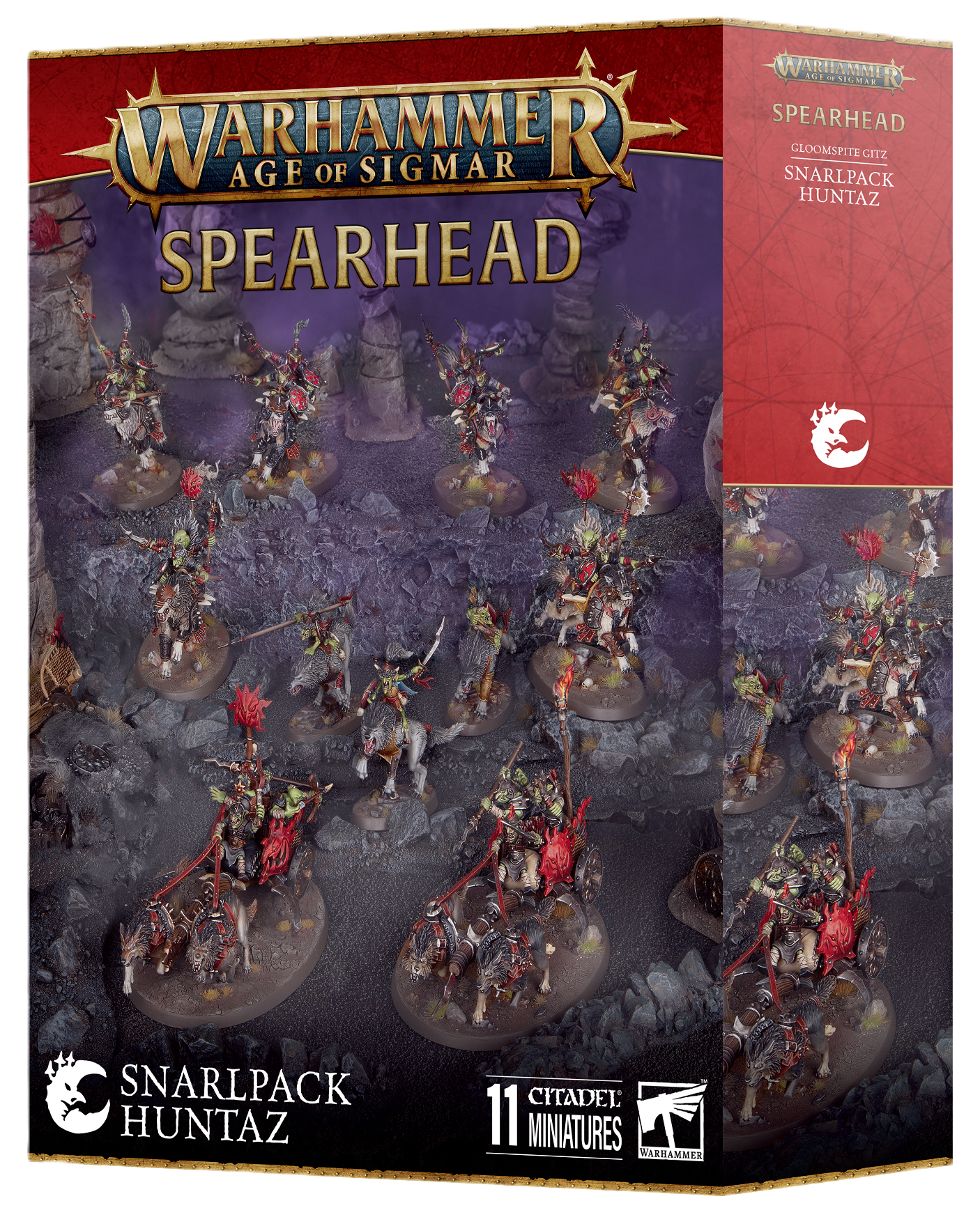 Spearhead: Gloomspite Gitz: Snarlpack Huntaz