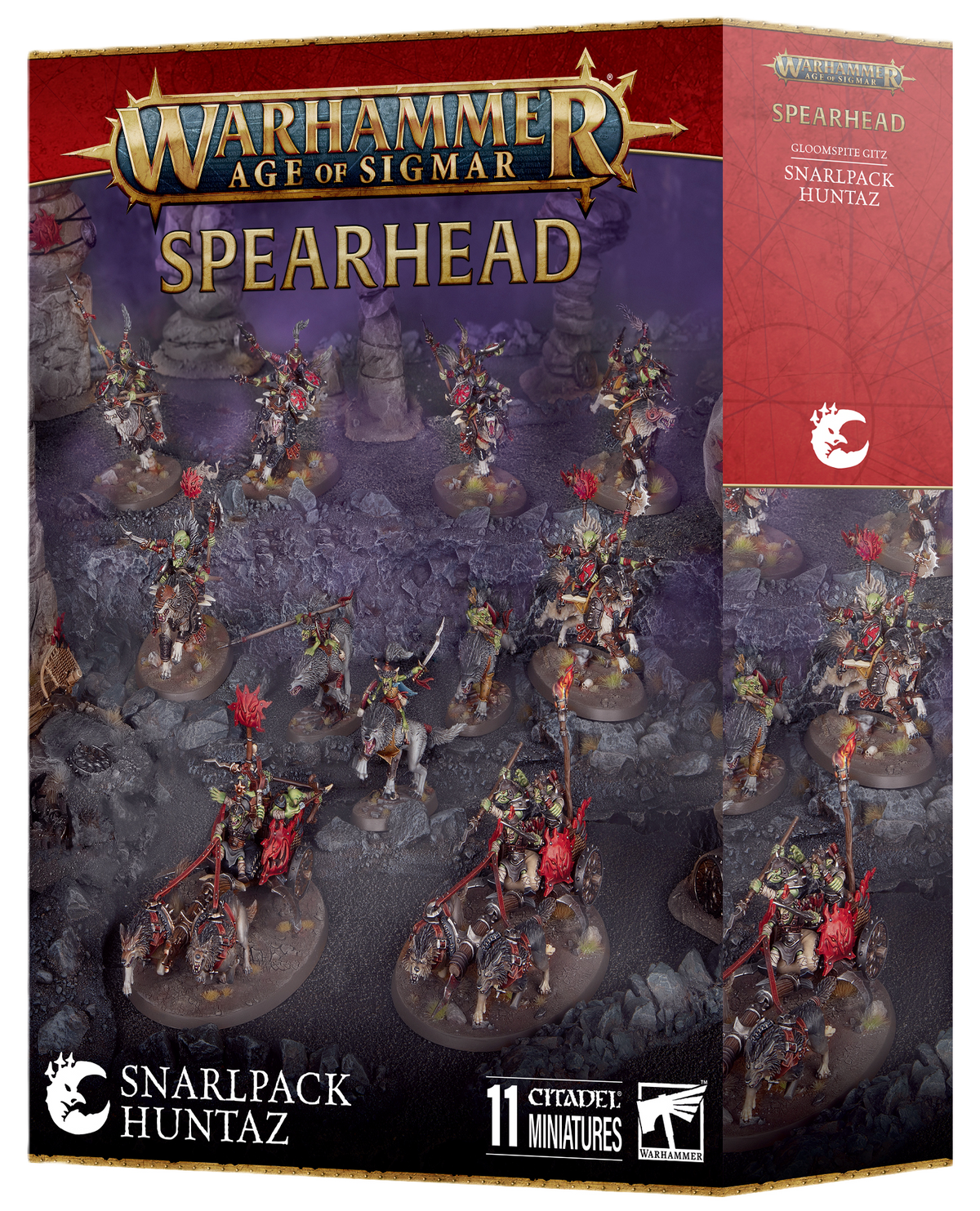 Spearhead: Gloomspite Gitz: Snarlpack Huntaz
