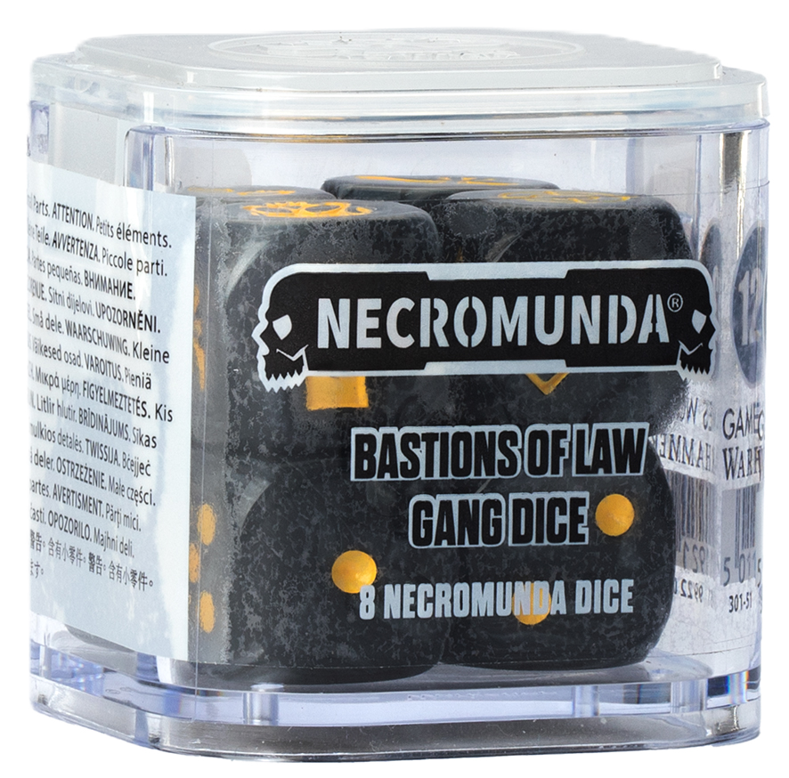 Necromunda :Bastions Of Law Gang Dice Set