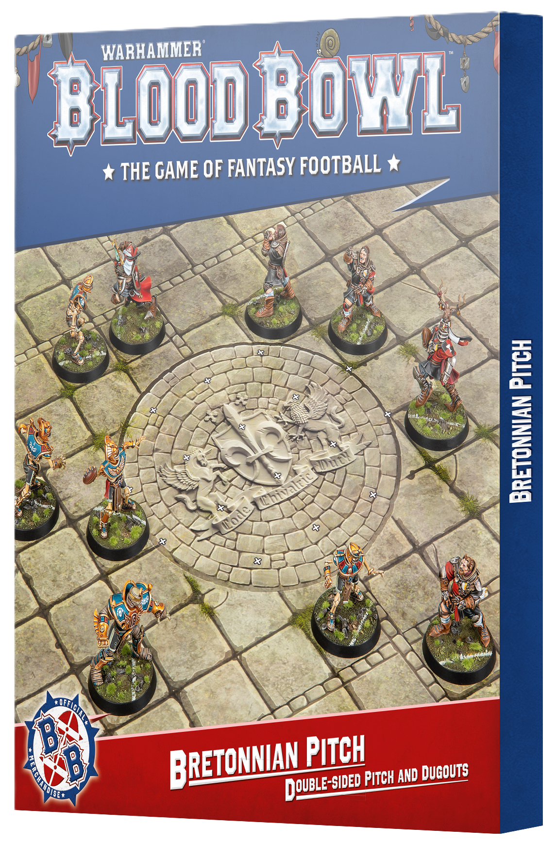 Blood Bowl: Bretonnian Team Pitch & Dugouts