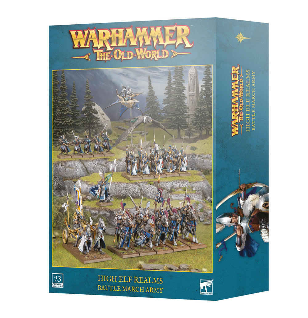 High Elf Realms: Battle March Army.