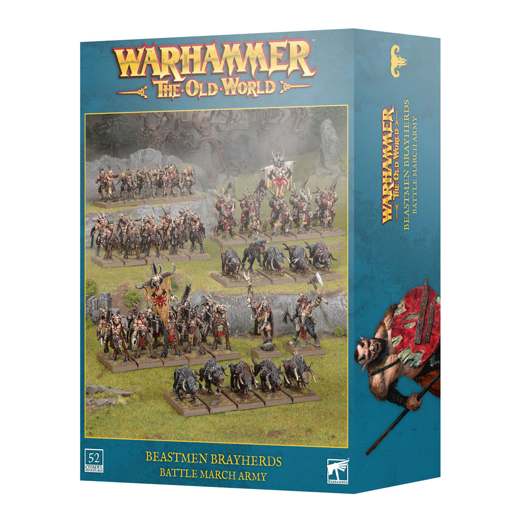 Beastmen Brayherds: Battle March Army.