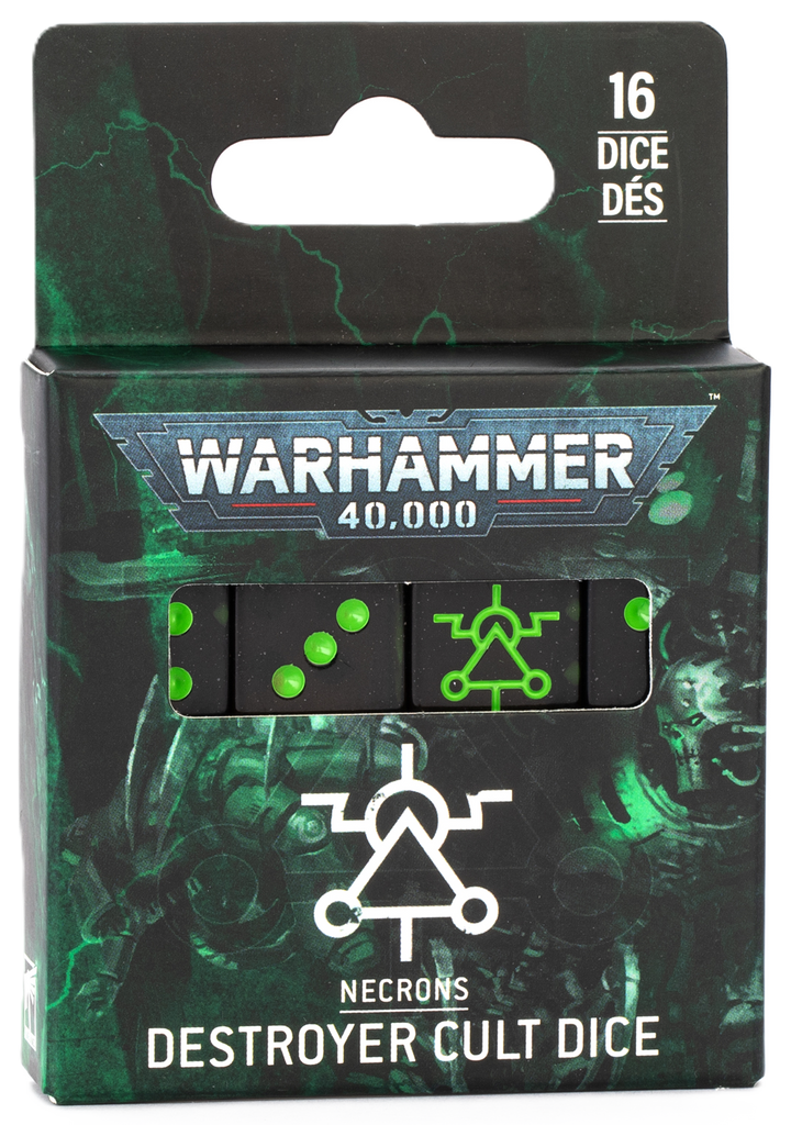 Necrons: Destroyer Cult Dice – WarGamers Hub