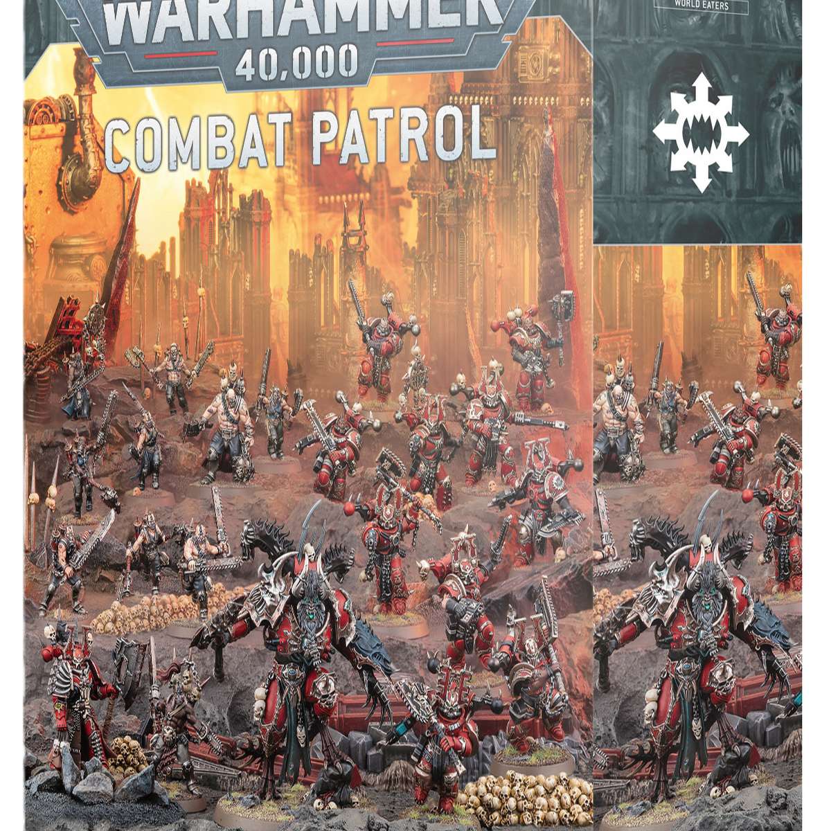 thumbnail image 2 of Warhammer 40,000 Combat Patrol: World Eaters (2025 Edition) - Includes Daemon Prince, Berzerkers, Jakhals & Transfers, Ready To Assemble & Paint 2 of 11