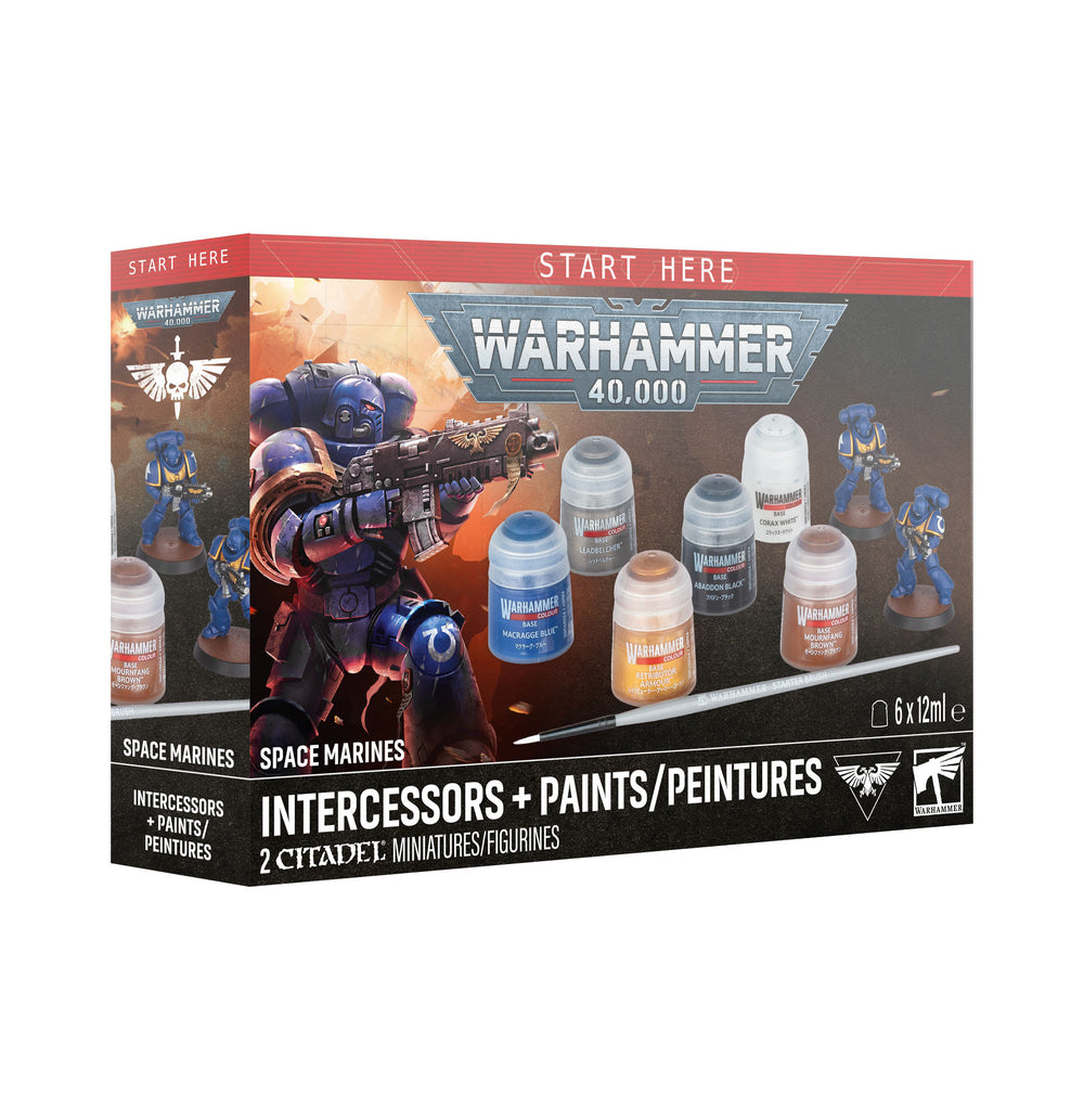 Space Marine: Intercessors & Paints.