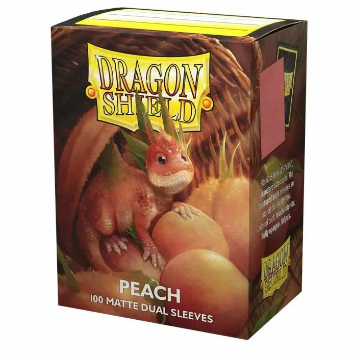 Dragon Shield - Box 100 - Standard Size Dual Matte Peach Piip