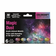 Vallejo Eccentric - The Shifters Magic Dust (6 Colour Set)