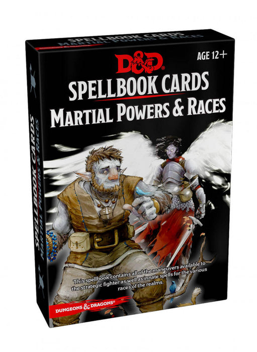 D&D Spellbook Cards Martial Powers & Races Deck