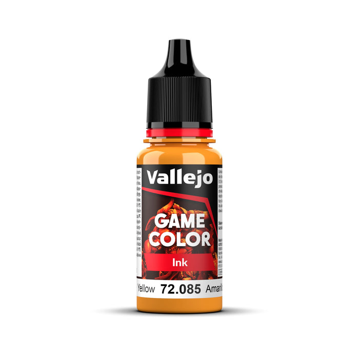 Vallejo Game Color Ink Yellow 18ml Acrylic Paint