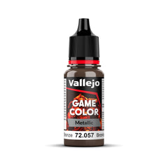 Vallejo Game Color Metal Bright Bronze 18ml Acrylic Paint