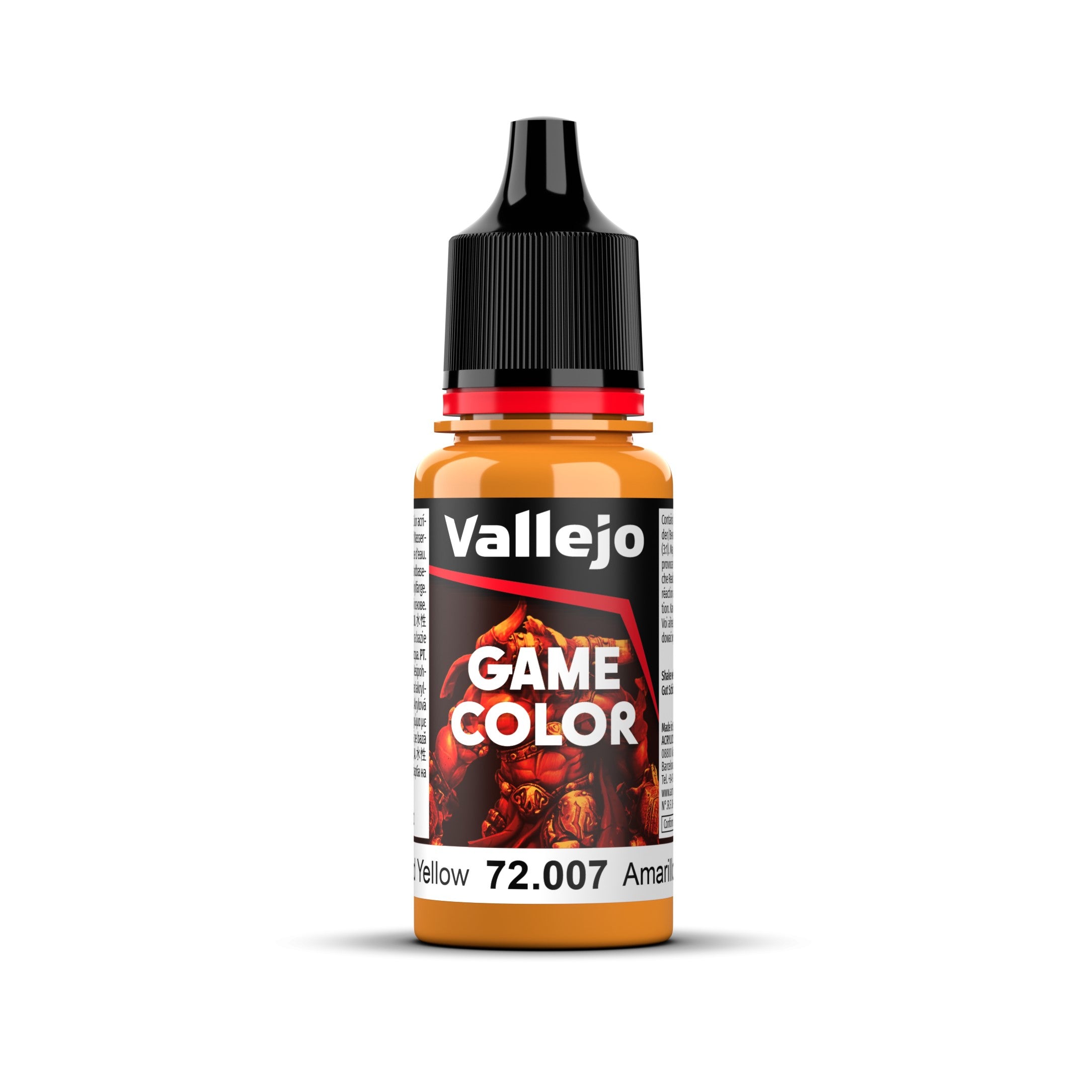 Vallejo Game Color Gold Yellow 18ml Acrylic Paint