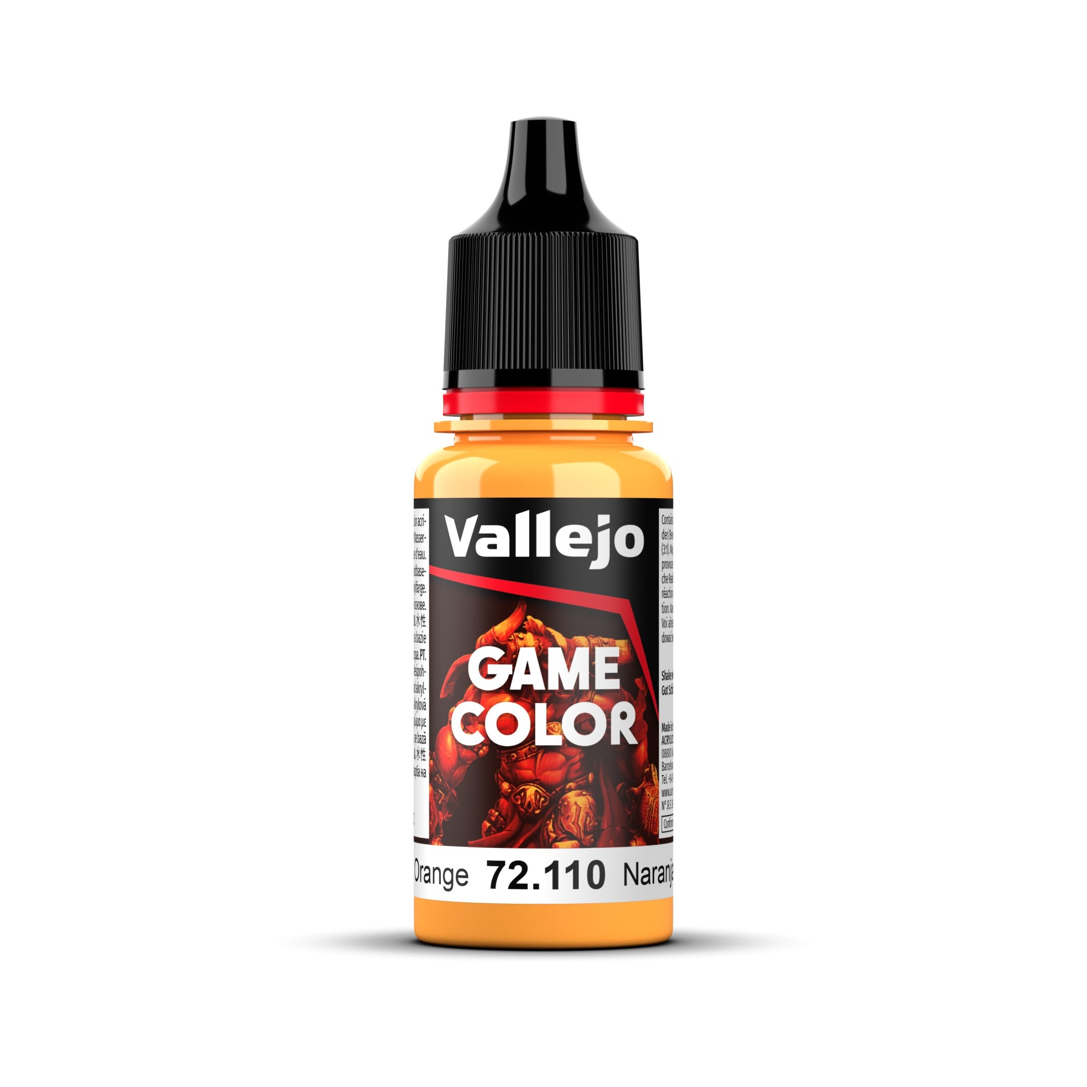 Vallejo Game Color Sunset Orange 18ml Acrylic Paint