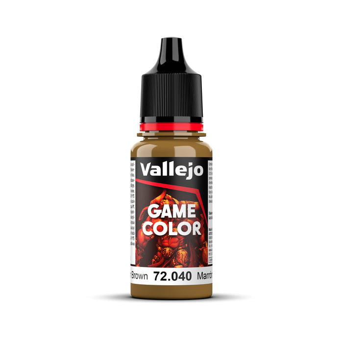 Vallejo Game Color Leather Brown 18ml Acrylic Paint
