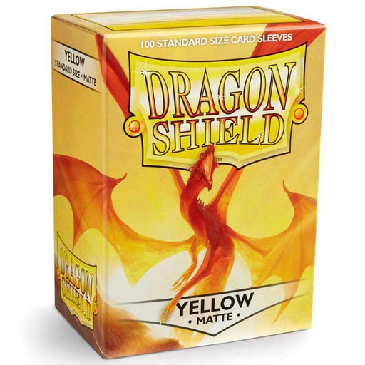 Dragon Shield - Box 100 Standard size - Yellow MATTE