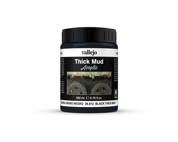 Vallejo Diorama Effects - Black Thick Mud 200ml