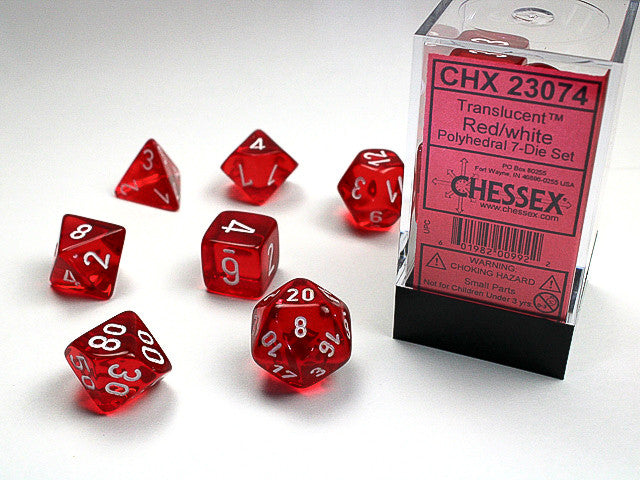 Chessex Polyhedral 7 Die Set - VARIOUS