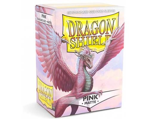Dragon Shield - Box 100 Standard size - Pink MATTE