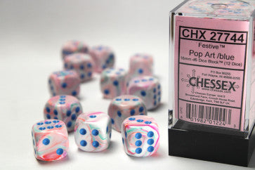 Chessex D6 16mm Dice Block - VARIOUS
