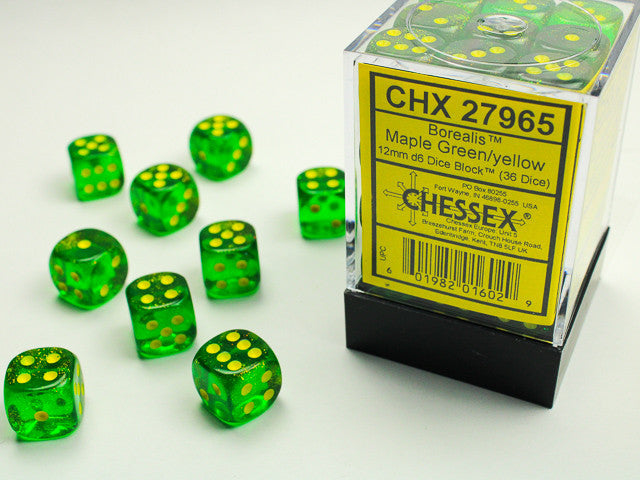 Chessex D6 12mm Dice Block