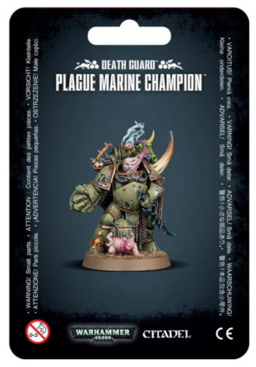 Warhammer 40k 40000 Death Guard Plague Marine Champion