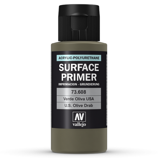 Vallejo Surface Primer - US Olive Drab 60 ml