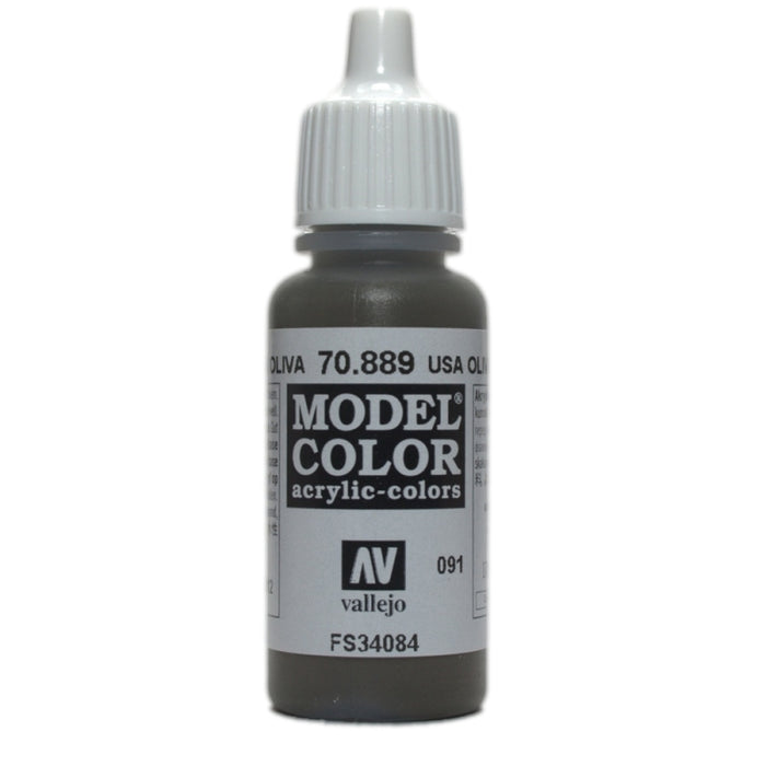Vallejo Model Colour - USA Olive Drab 17 ml