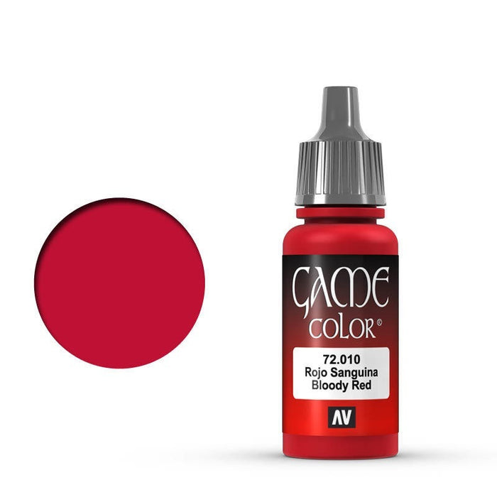 Vallejo 72010 Game Colour Bloody Red 17 ml Acrylic Paint