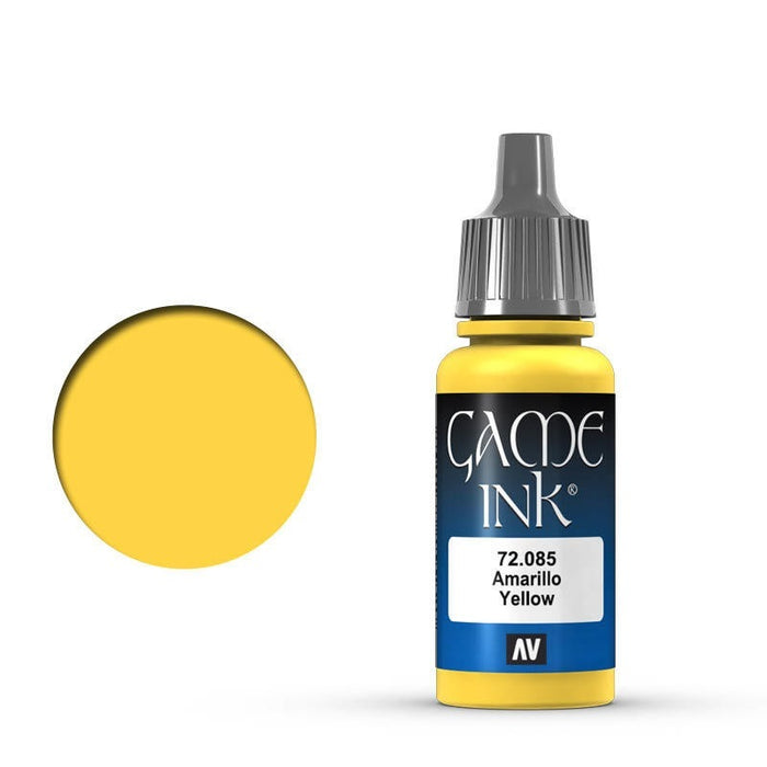 Vallejo 72085 Game Colour Ink Yellow 17 ml Acrylic Paint