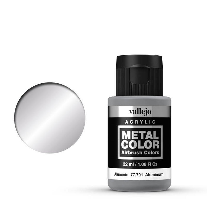 Vallejo 77701 Metal Color Aluminium 32ml Acrylic Paint