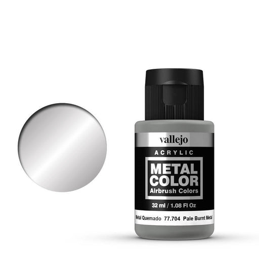 Vallejo 77704 Metal Color Pale Burnt Metal 32ml Acrylic Paint