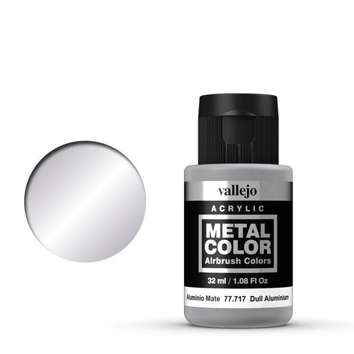 Vallejo 77717 Metal Color Dull Aluminium 32ml Acrylic Paint