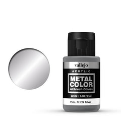 Vallejo 77724 Metal Color Silver 32ml Acrylic Paint