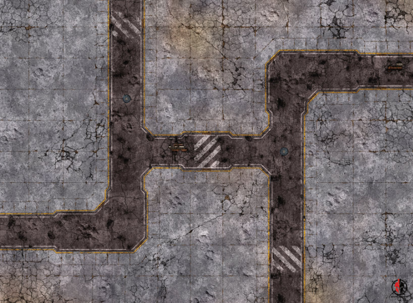 Table Top Battle Mats - 60in x 44in City
