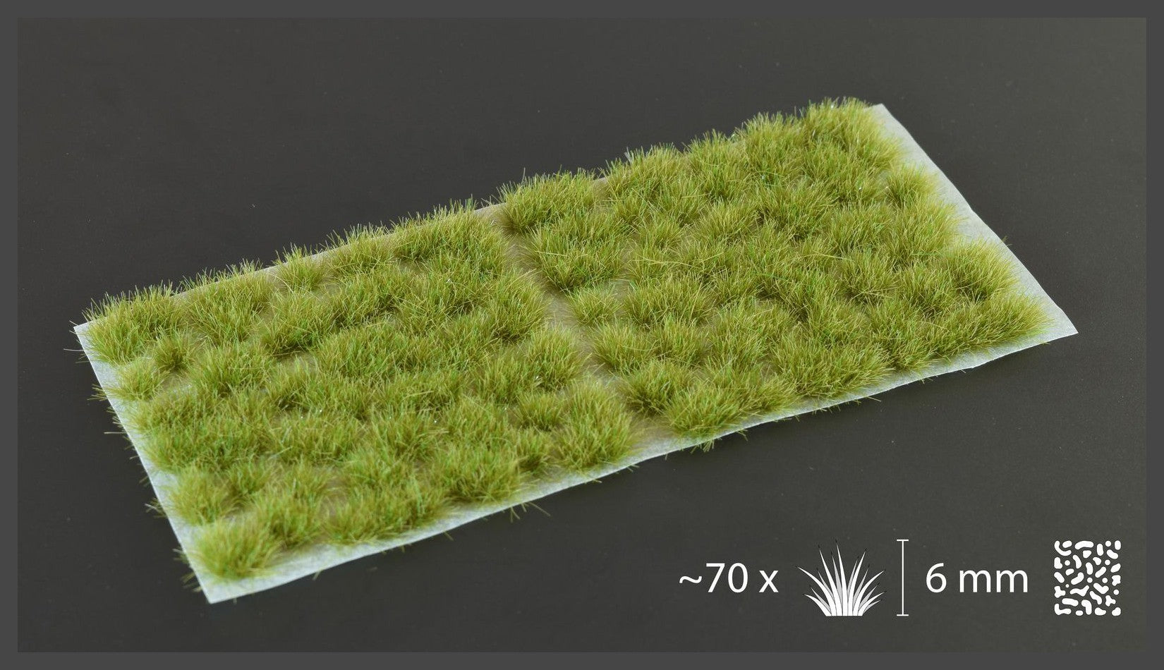Tufts: Dry Green 6mm (Wild)